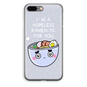 I'm A Hopeless Ramen-Tic For You: iPhone 8 Plus Transparant Hoesje