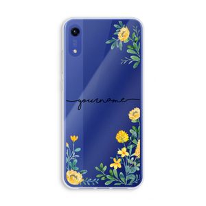 Gele bloemen: Honor Play 8A Transparant Hoesje