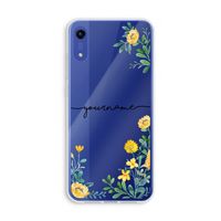 Gele bloemen: Honor Play 8A Transparant Hoesje