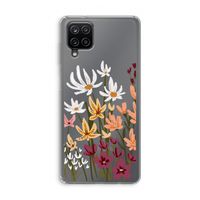 Painted wildflowers: Samsung Galaxy A12 Transparant Hoesje