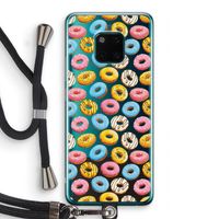 Pink donuts: Huawei Mate 20 Pro Transparant Hoesje met koord Pink donuts: Huawei Mate 20 Pro Transparant Hoesje met koord