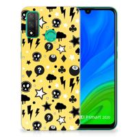 Silicone Back Case Huawei P Smart 2020 Punk Geel