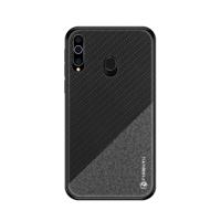 PINWUYO eert serie schokbestendige PC + TPU beschermhoes voor Galaxy A60 (zwart)