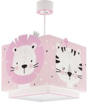 Dalber Kinderkamer hanglamp Baby Jungle soft roze met wit 63112S - thumbnail