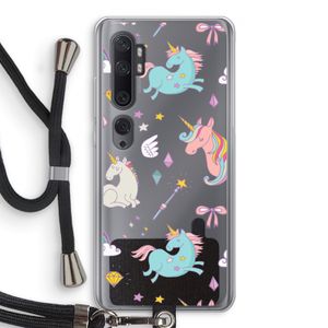 Fantasiewereld: Xiaomi Mi Note 10 Pro Transparant Hoesje met koord