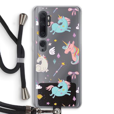 Fantasiewereld: Xiaomi Mi Note 10 Pro Transparant Hoesje met koord