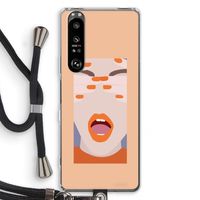 Surprise: Sony Xperia 1 III Transparant Hoesje met koord