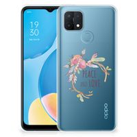 OPPO A15 Telefoonhoesje met Naam Boho Text - thumbnail