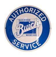 Buick Service Emaille Bord - Ø30cm Buick Service Emaille Bord - Ø30cm