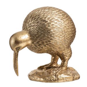 Ornament Kiwi - Goud - 10x7x10 cm - Leen Bakker