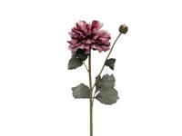 Kunstbloem dahlia 61 cm, paars - Buitengewoon de boet