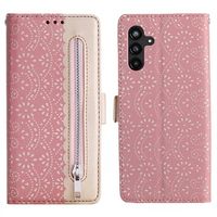 Kantpatroon Samsung Galaxy A13 5G Wallet Case - Roze - thumbnail