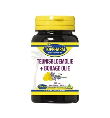 Teunisbloem borage olie 500mg