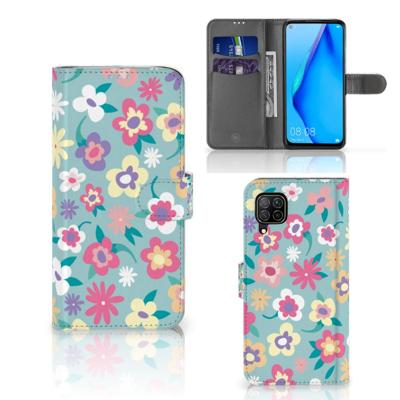 Huawei P40 Lite Hoesje Flower Power Huawei P40 Lite Hoesje Flower Power