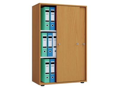VCM Kantoorkast Lona (Schuifdeuren, beuken, XL)