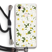 Summer Daisies: Pixel 3 Transparant Hoesje met koord