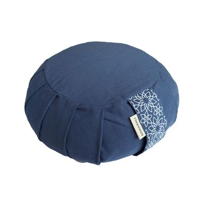 Meditation cushion zafu - Denim Blue