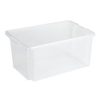 Sunware opslagbox kunststof 51 liter transparant 59 x 39 x 29 cm