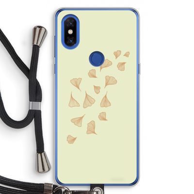 Falling Leaves: Xiaomi Mi Mix 3 Transparant Hoesje met koord