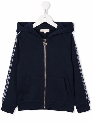 Michael Kors Kids veste à logo imprimé - Bleu