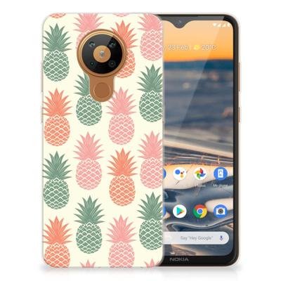Nokia 5.3 | Siliconen Case | Ananas