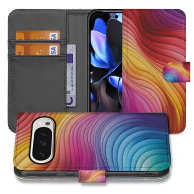 Book Case voor Google Pixel 9 | 9 Pro Regenboog