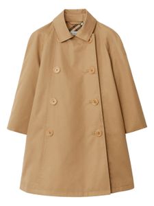 Burberry Kids manteau en sergé à boutonnière croisée - Tons neutres