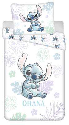 Lilo en Stitch dekbedovertrek Ohana White 140 x 200 cm - 70 x 90 cm - katoen