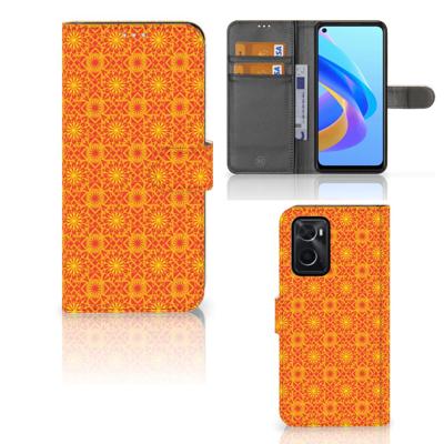 OPPO A76 | A96 | Telefoon Hoesje | Batik Oranje