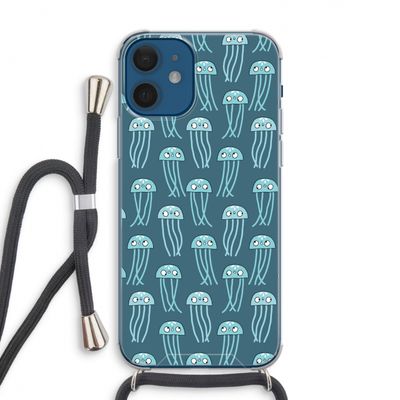 Kwallie: iPhone 12 Transparant Hoesje met koord