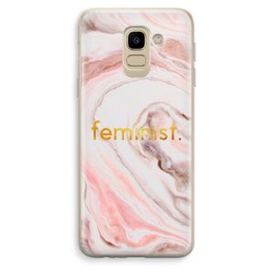 Feminist: Samsung Galaxy J6 (2018) Transparant Hoesje