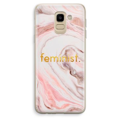 Feminist: Samsung Galaxy J6 (2018) Transparant Hoesje