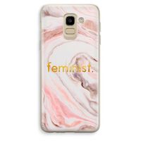 Feminist: Samsung Galaxy J6 (2018) Transparant Hoesje