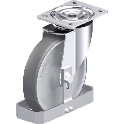 Blickle L-PATH 200R-FS Plaatstalen zwenkwiel Wieldiameter: 200 mm Draagvermogen (max.): 400 kg 1 stuk(s)