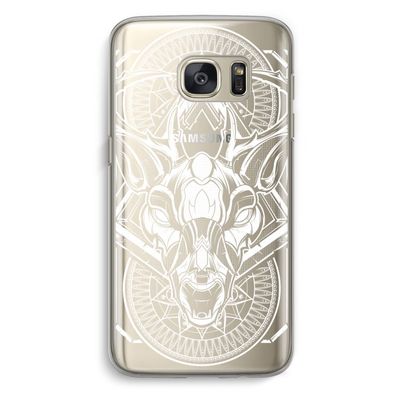 Oh Deer: Samsung Galaxy S7 Transparant Hoesje