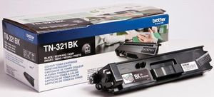 Brother toner, 2.500 pagina&apos;s, OEM TN-321BK, zwart
