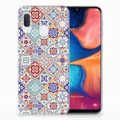Samsung Galaxy A20e | TPU | Siliconen hoesje | Tiles Color Samsung Galaxy A20e | TPU | Siliconen hoesje | Tiles Color