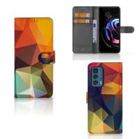 Motorola Edge 20 Pro | Book Case | Polygon Color