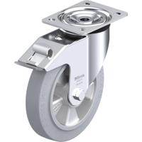 Blickle L-ALEV 200K-FI-SG Zwenkwiel met rem Wieldiameter: 200 mm Draagvermogen (max.): 400 kg 1 stuk(s)