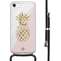 iPhone SE 2020 hoesje met koord - Ananas