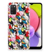 Samsung Galaxy A03S TPU Hoesje Birds