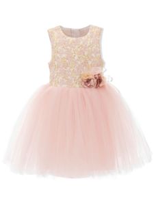 Tulleen robe longue Aldercroft en tulle - Rose