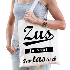 Katoenen cadeau tasje voor een zus/zusje