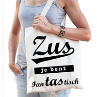 Katoenen cadeau tasje voor een zus/zusje    -