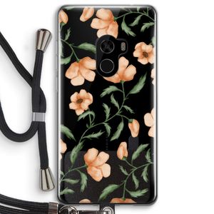 Peachy flowers: Xiaomi Mi Mix 2 Transparant Hoesje met koord
