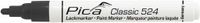 Pica 524/46 Lakmarker 2-4mm ronde tip zwart,10st.