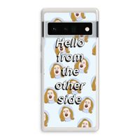 Hello: Google Pixel 6 Pro Transparant Hoesje