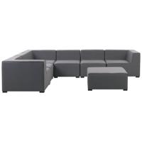 Beliani AREZZO - Loungeset-Grijs-Polyester - thumbnail