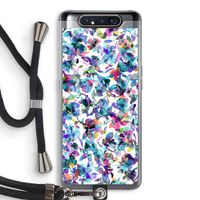 Hibiscus Flowers: Samsung Galaxy A80 Transparant Hoesje met koord