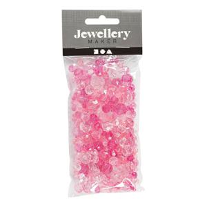 Creativ Company 618841 kabelbeschermer Kralenmix Acryl Roze 170 stuk(s)